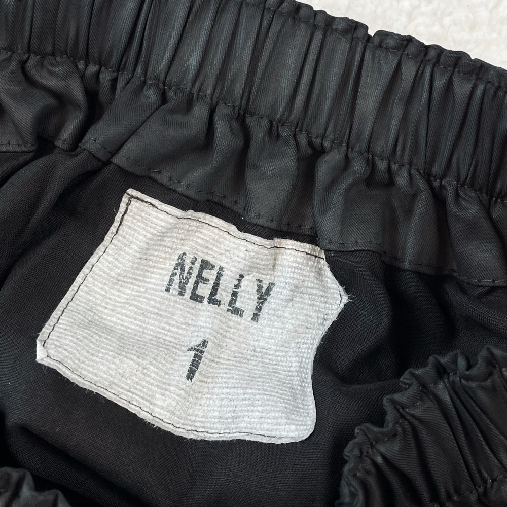 NELLY • Black High-Waisted Midi Skirt, M - Picture 10 of 16
